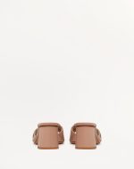 VLOGO SIGNATURE PATENT LEATHER SLIDE SANDAL 60MM - Image 2